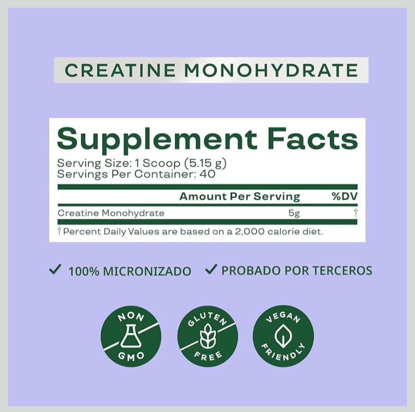 Bloom Nutrition Creatina Monohidratada