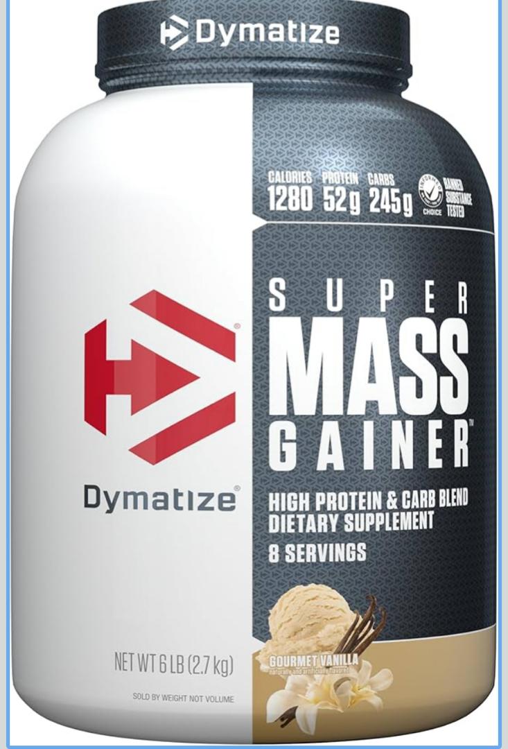Dymatize Super Mass Gainer Polvo de Proteína,