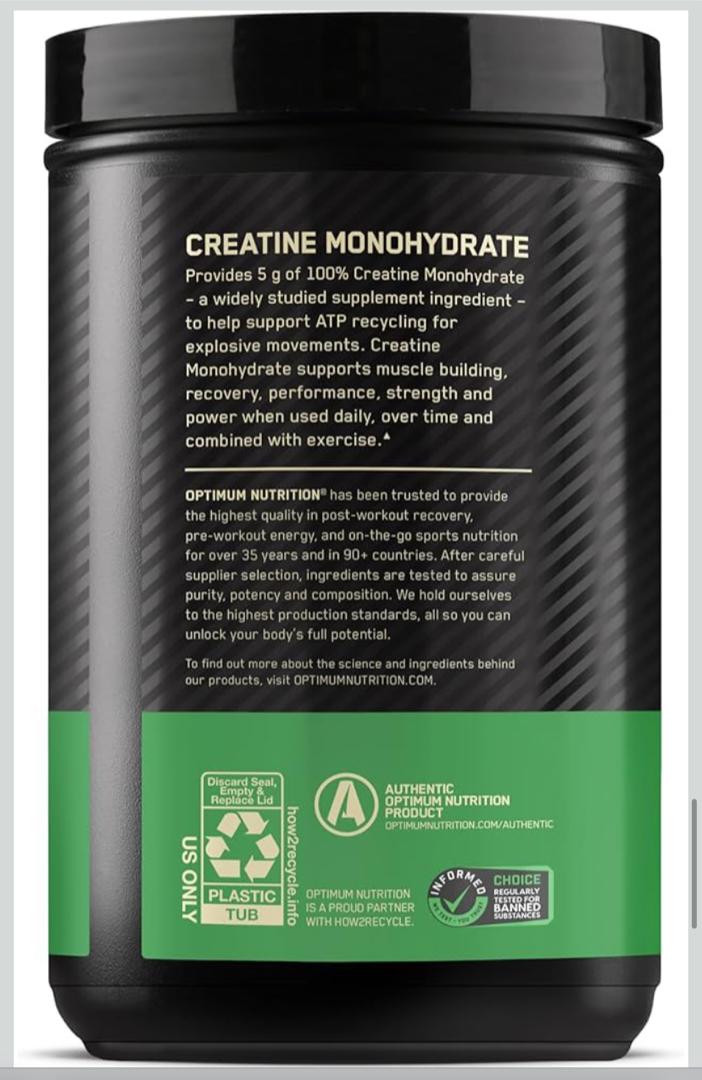 Optimum Creatina Monohidratada 120 servicios