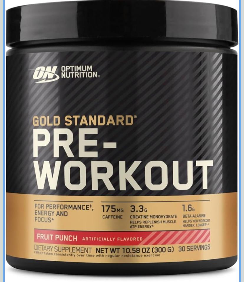 Suplemento Dorado Estándar para antes del entrenamiento Optimum Nutrition