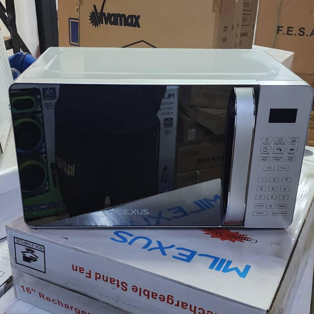 HORNO MICROONDAS MILEXUS PLATEADO