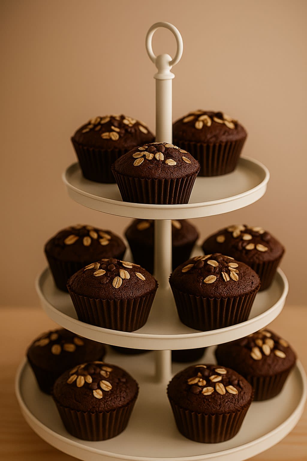 Muffins Saludables de Chocolate